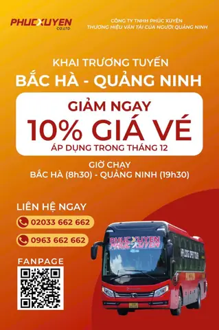 Lịch Trình Xe Phúc Xuyên: Quảng Ninh - Lào Cai