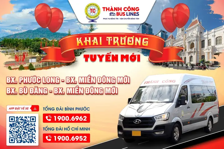 Xem Xe Khách Thành Công Bình Phước: Địa Chỉ, Lịch Trình Đặt Vé