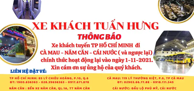 Xe Tuấn Hưng Sài Gòn – Cà Mau: Thông Tin Chi Tiết Và Lịch Trình Xe Tuấn Hưng Sài Gòn – Cà Mau: Thông Tin Chi Tiết Và Lịch Trình