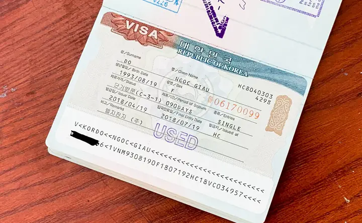 Thủ Tục Xin Visa Du Lịch Hàn Quốc C‑3 Tự Túc Chi Tiết