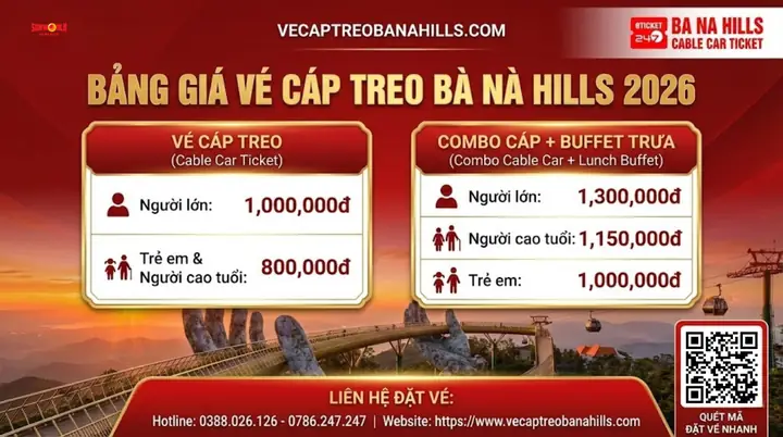 Vé Bà Nà Hill Bao Nhiêu? Giá Vé, Các Gói Dịch Vụ Và Lời Khuyên Khi Đặt Mua Vé Bà Nà Hill Bao Nhiêu? Giá Vé, Các Gói Dịch Vụ Và Lời Khuyên Khi Đặt Mua