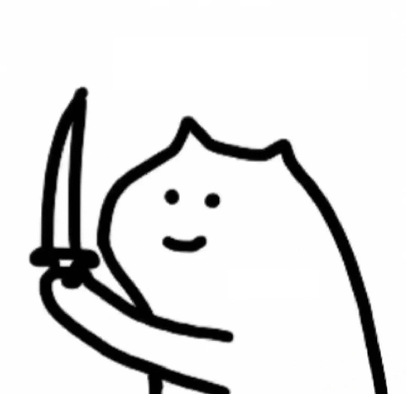 meme cầm dao 4