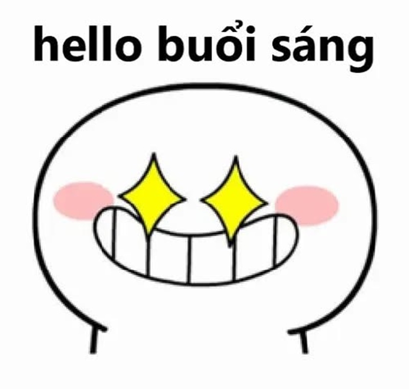 meme chào 3