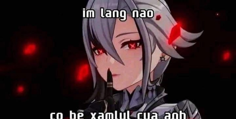 meme im lặng 4