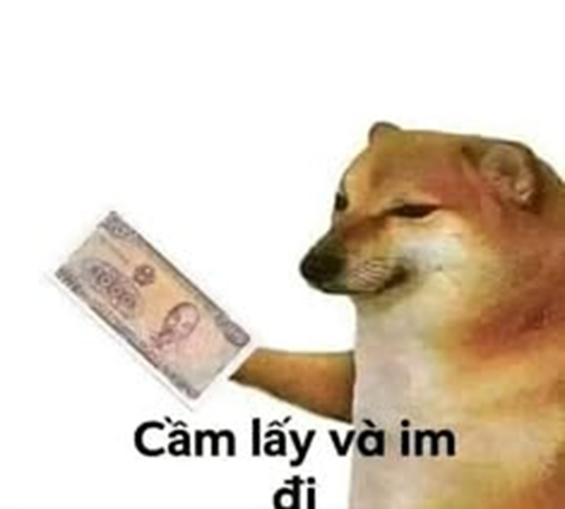 meme im lặng 9