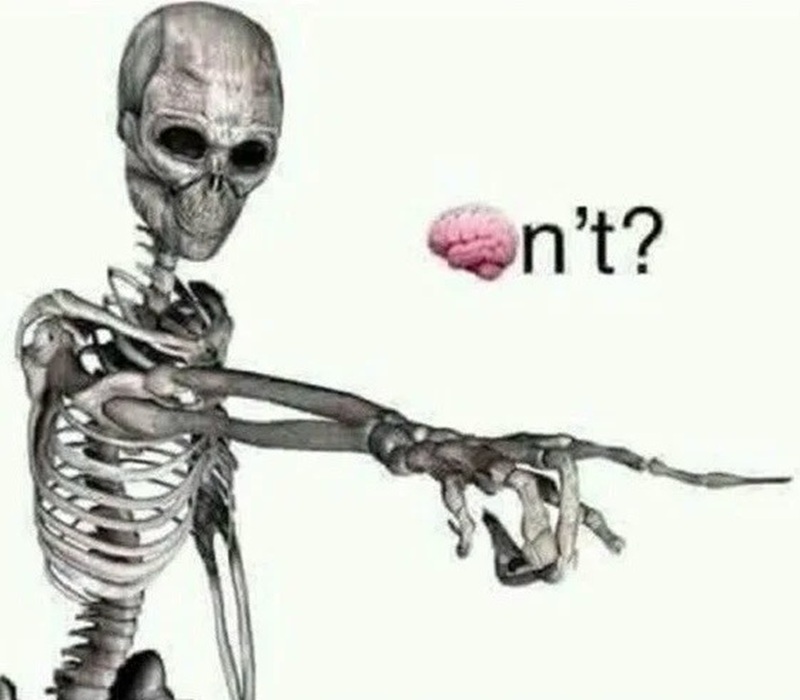 skeleton meme 9