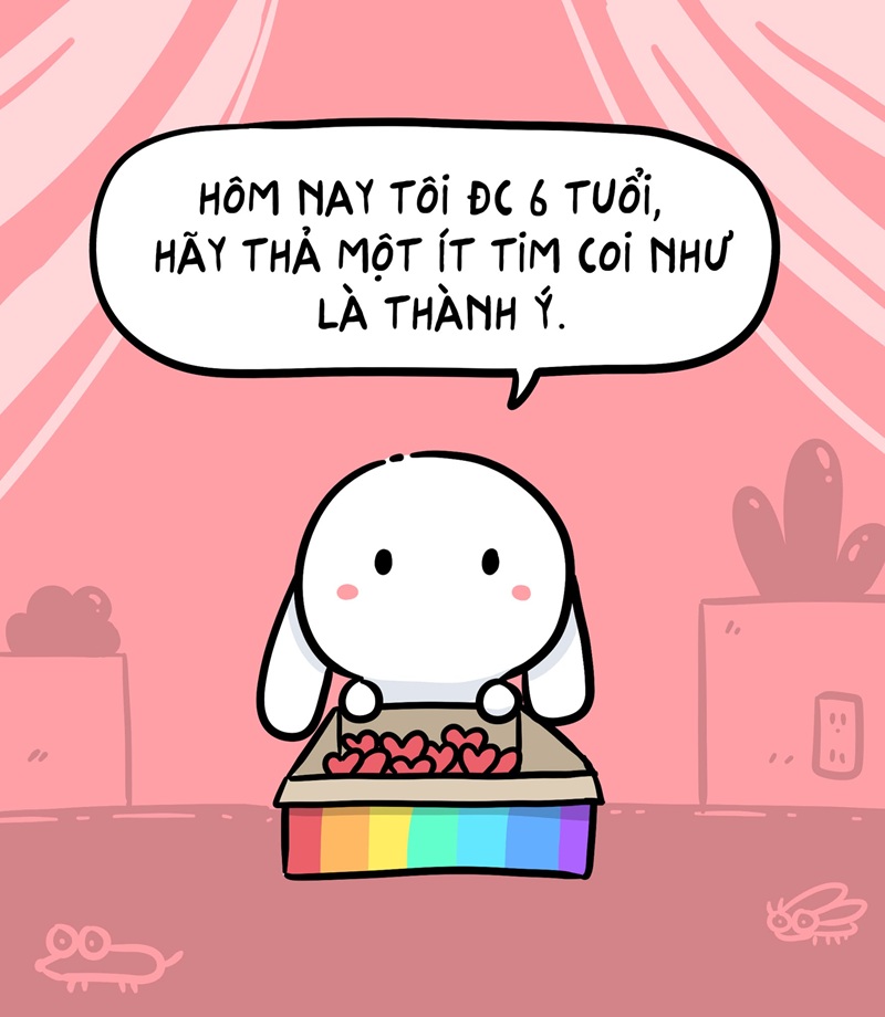 thỏ bảy màu meme 10