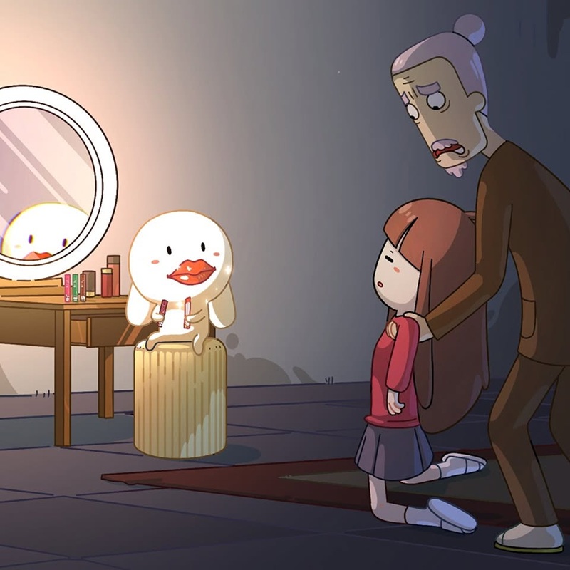 thỏ bảy màu meme 20