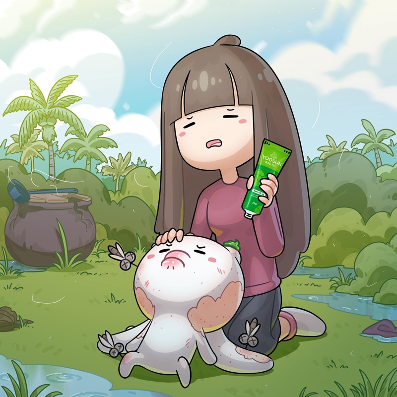 thỏ bảy màu meme 31