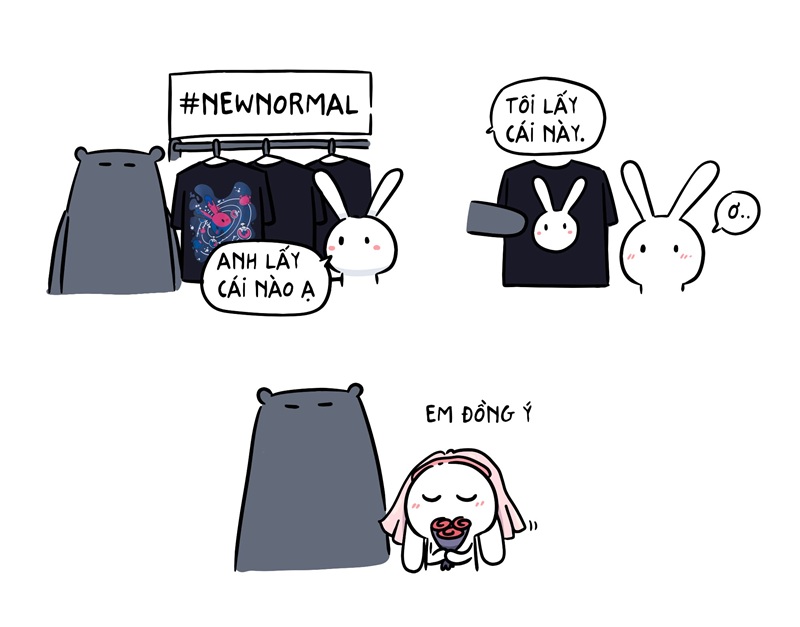 thỏ bảy màu meme 4