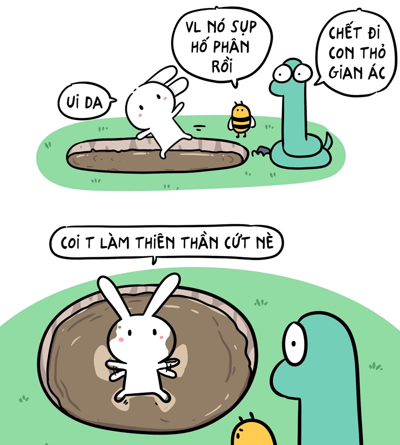 thỏ bảy màu meme 5