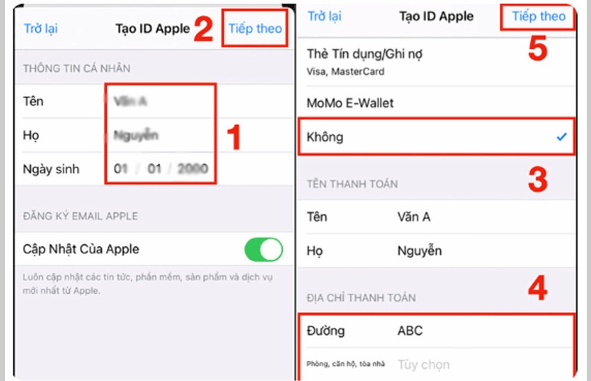 Ảnh minh họa lỗi không tạo được tài khoản iCloud