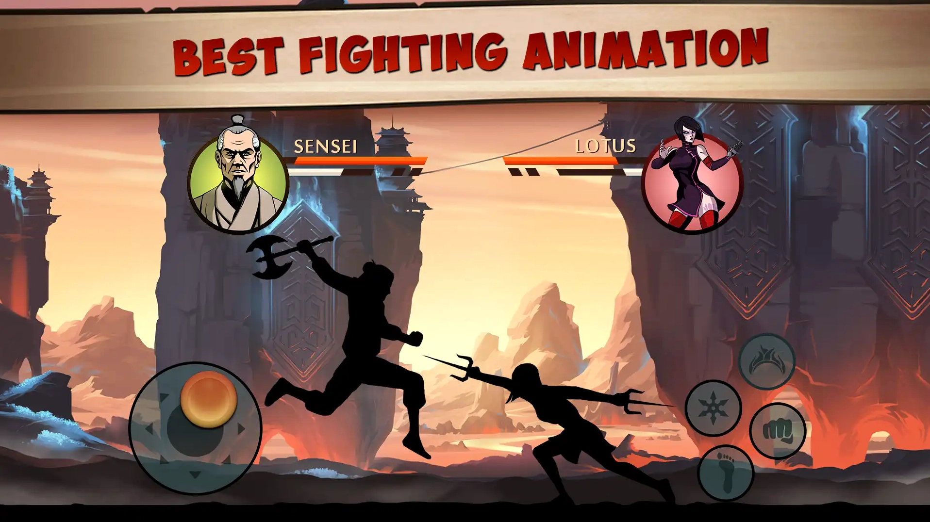 Đối đầu với các boss hung dữ trong Shadow Fight 2 Special Edition