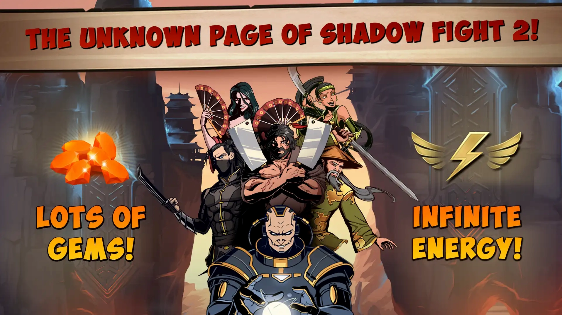 Giao diện chiến đấu kịch tính trong Shadow Fight 2 Special Edition