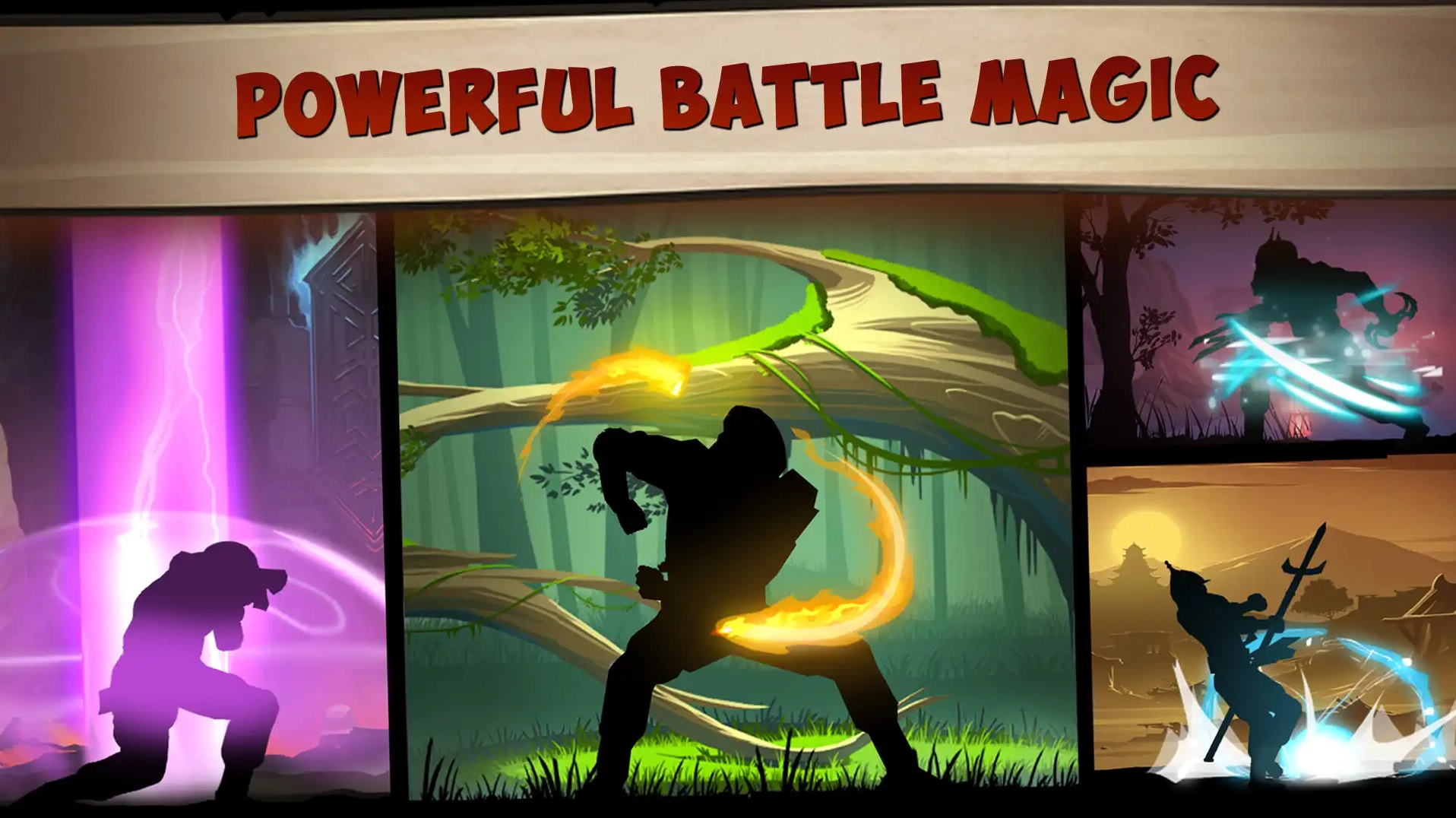Hình ảnh menu trang bị trong Shadow Fight 2 Special Edition