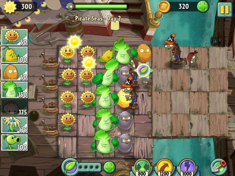 Plant Vs Zombie 2 Hệ thống cây trồng và zombie phong phú