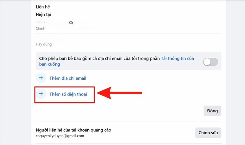 Thêm số điện thoại mới vào hệ thống quản lý