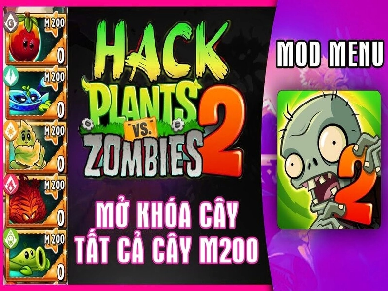 Tính Năng Bản Hack Plant Vs Zombie 2