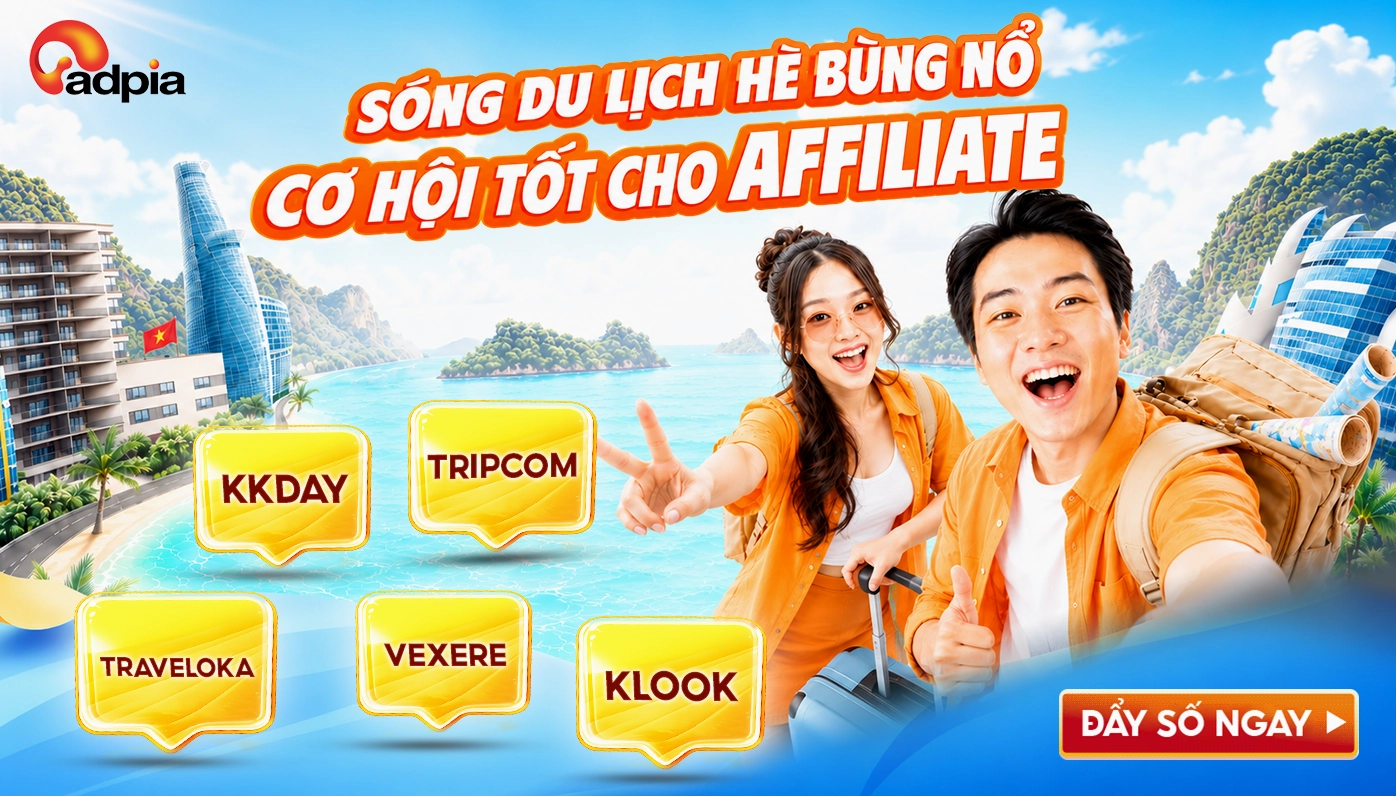 Affiliate Du Lịch Hè 2026: Top 5 Chiến Dịch Travel Ra Số Tốt, Hoa Hồng Cao
