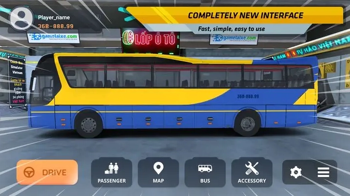 Ảnh chụp màn hình Bus Simulator Vietnam với nhiều loại xe buýt