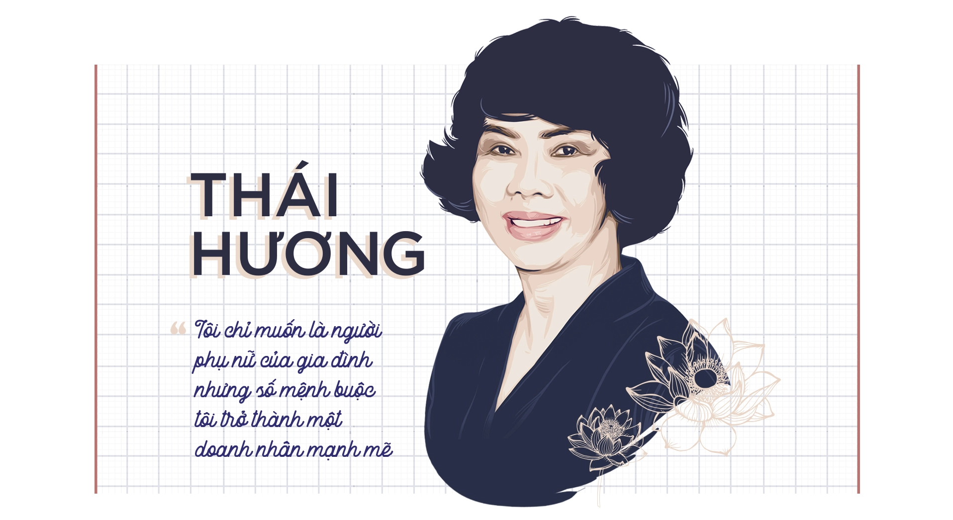 Bà Thái Hương và câu hỏi về người bạn đời