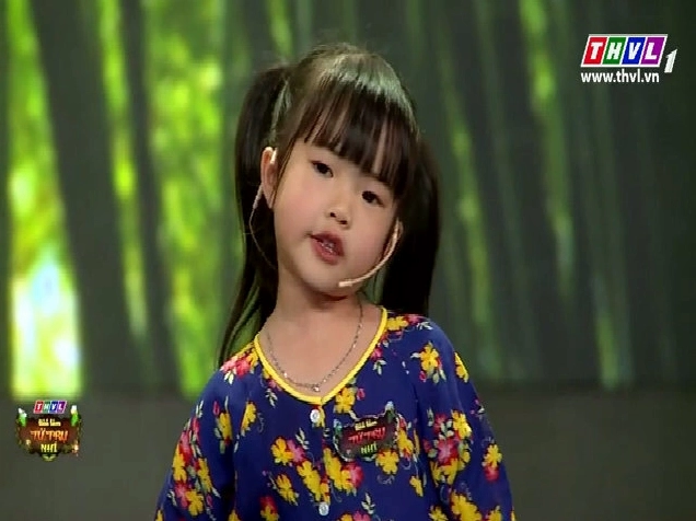 Bé Mai Vy trong chương trình Tiếu Lâm Tứ Trụ Nhí