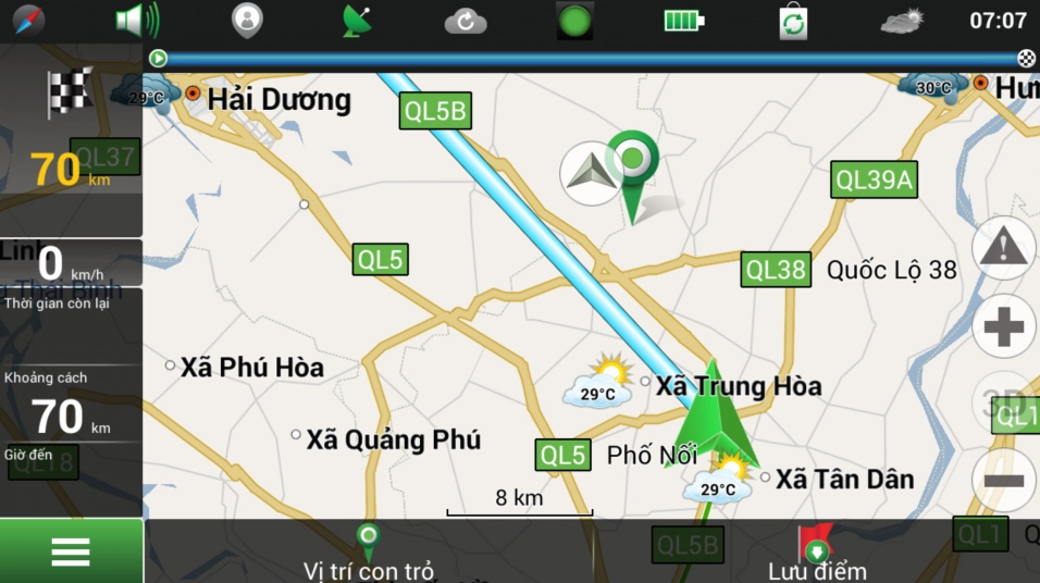 Biểu tượng cập nhật bản đồ Navitel