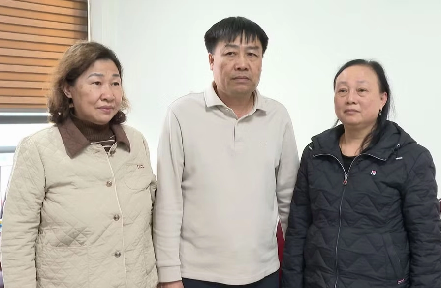 Các bị can Vũ Thị Hường, Nguyễn Xuân Biên và Lê Thị Ban