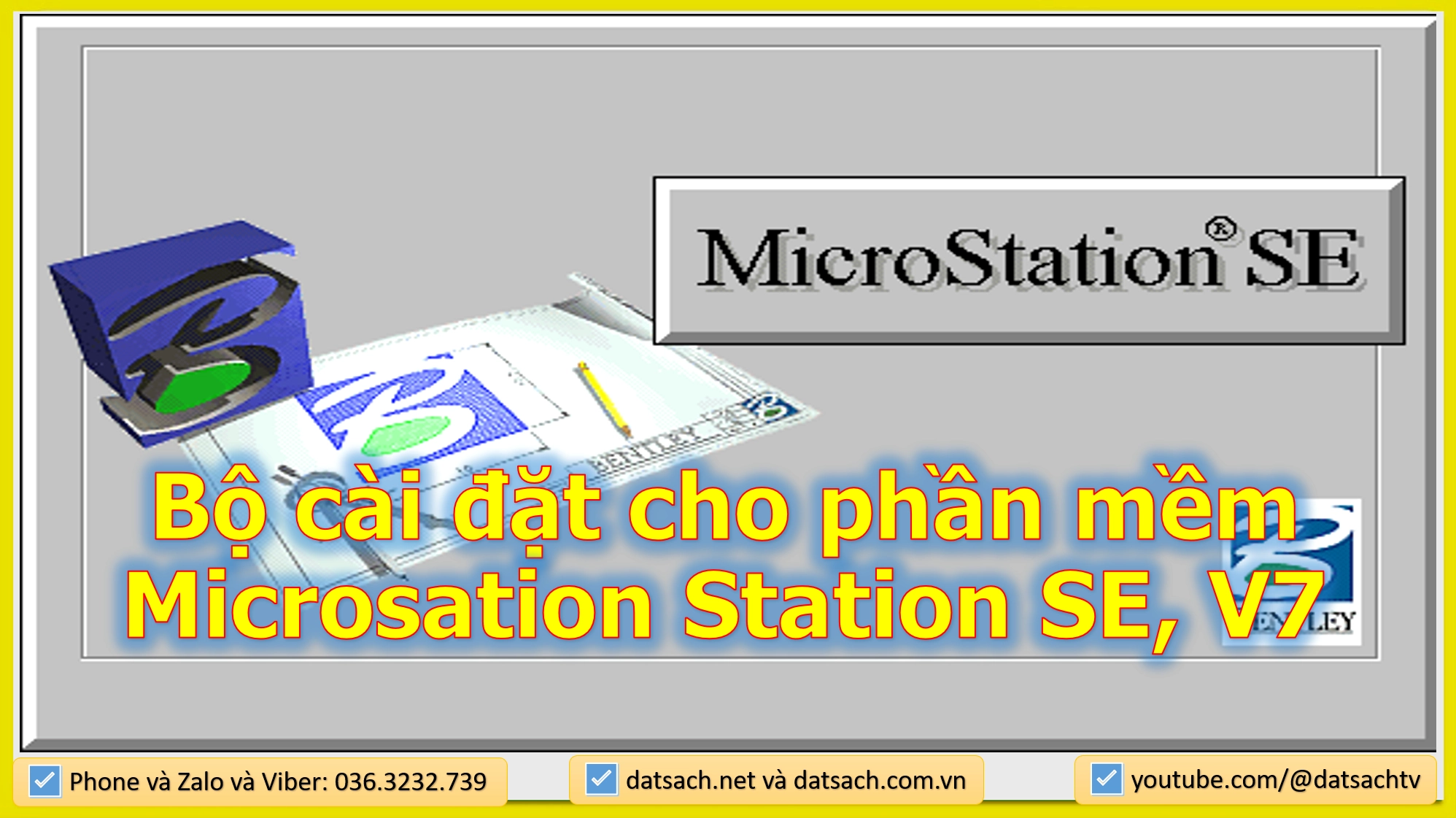 Cài đặt bộ font cho phần mềm MicroStation SE, V7