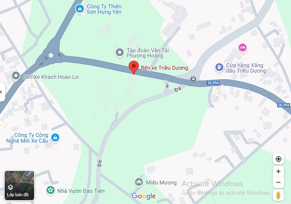 Cận cảnh Bến xe Triều Dương, Hưng Yên