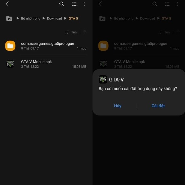 Cảnh lái xe trong GTA 5