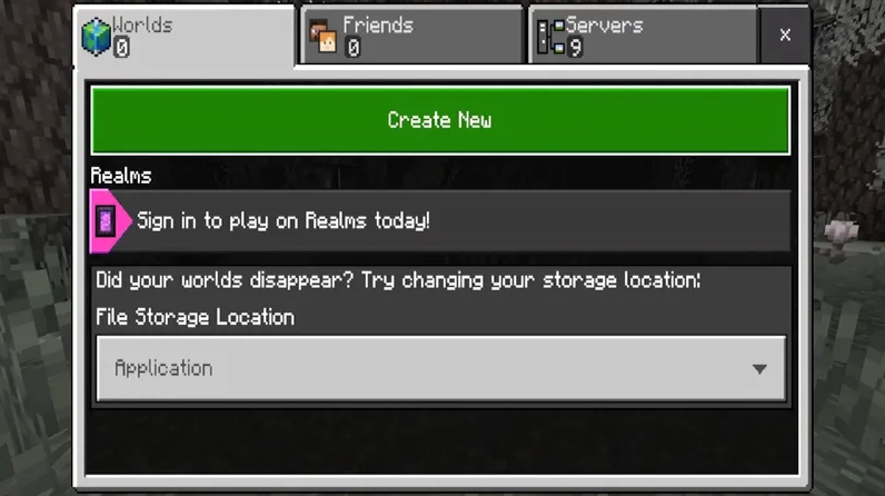Cảnh quan Minecraft PE