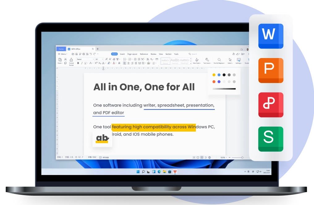Chi tiết banner sản phẩm WPS Office 2019