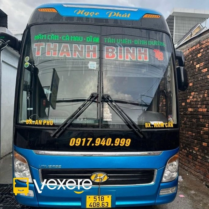 Đặt vé xe Thanh Bình Cà Mau online