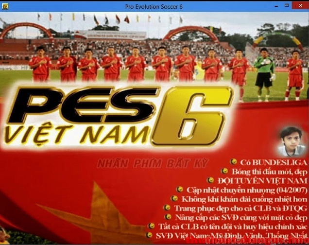 Download PES 6 Đồng Như Kiều update 2014-2015 mới nhất