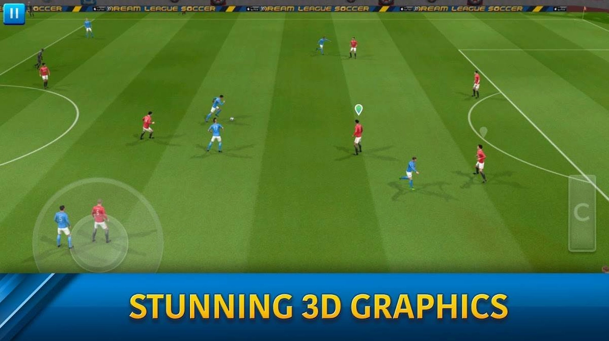 Dream League Soccer Mod với giao diện game hấp dẫn