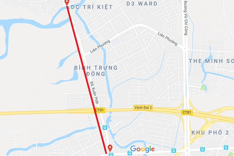 Đường Đỗ Xuân Hợp Quận 9
