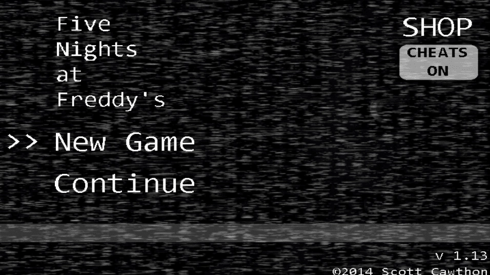 Five Nights At Freddy’s — màn hình game