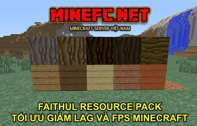 Giao diện minh họa gói tài nguyên Minecraft