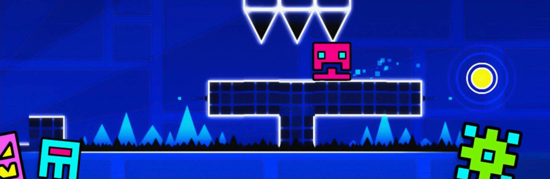 Giao diện trò chơi Geometry Dash