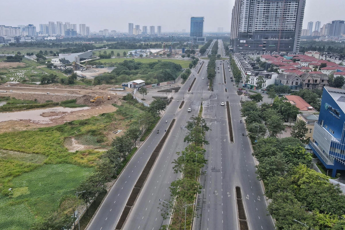 Hà Nội phấn đầu hoàn thành tuyến đường trục Tây Thăng Long vào năm 2027.