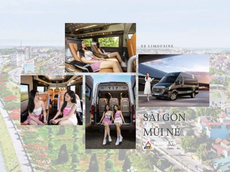 Hành khách chờ đợi lên xe khách limousine