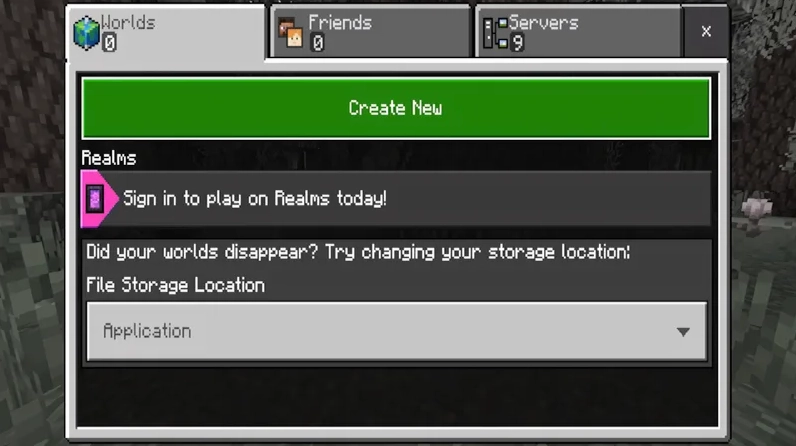 Hình ảnh in game Minecraft PE