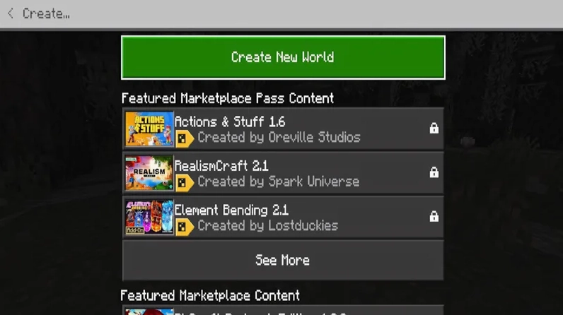 Hình ảnh xây dựng trong Minecraft PE
