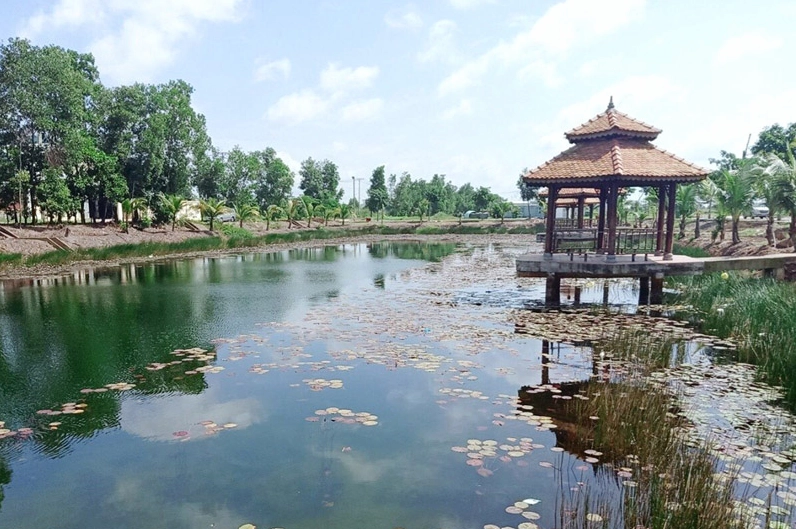 Hồ sinh thái tại dự án An Hạ Lotus Bình Chánh