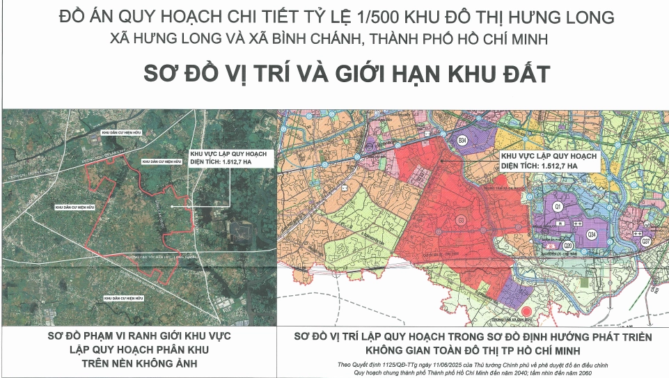 Khu đô thị Hưng Long hơn 1.500ha tại TP.HCM