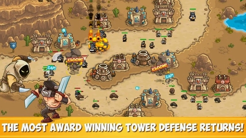 Kingdom Rush Frontiers Mod Apk với màn hình chiến đấu