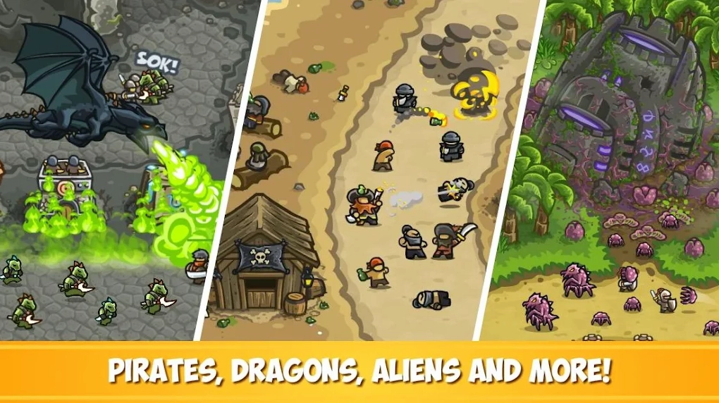 Màn hình giới thiệu Kingdom Rush Frontiers Mod Apk