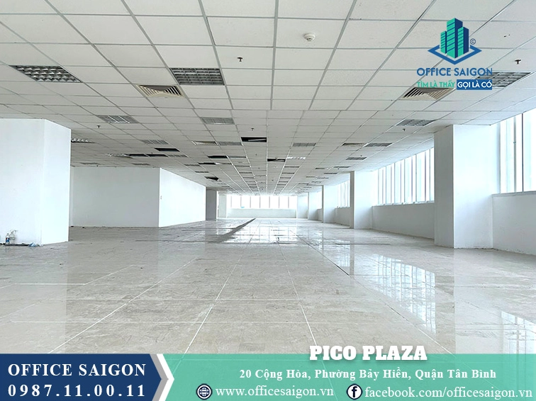 Mặt bằng đa dạng các khu vực tại Pico Plaza Cộng Hòa