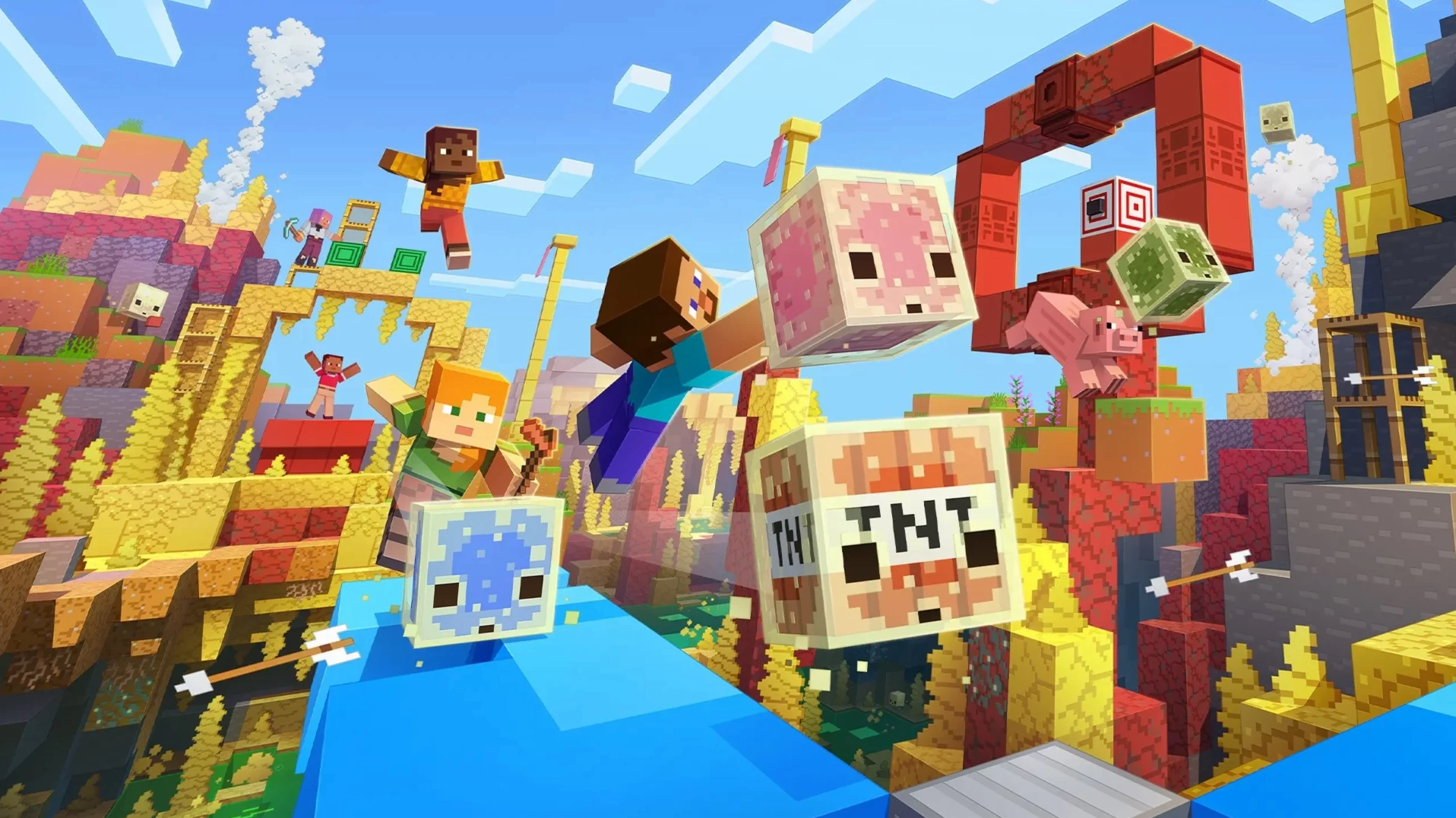 Minh họa đồ họa Minecraft ấn tượng
